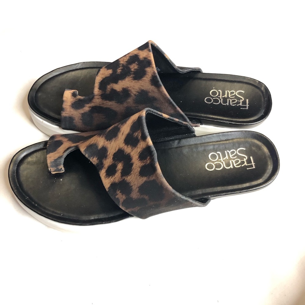 Franco Sarto Karlie Platform Toe Loop Strap Panel… - image 7